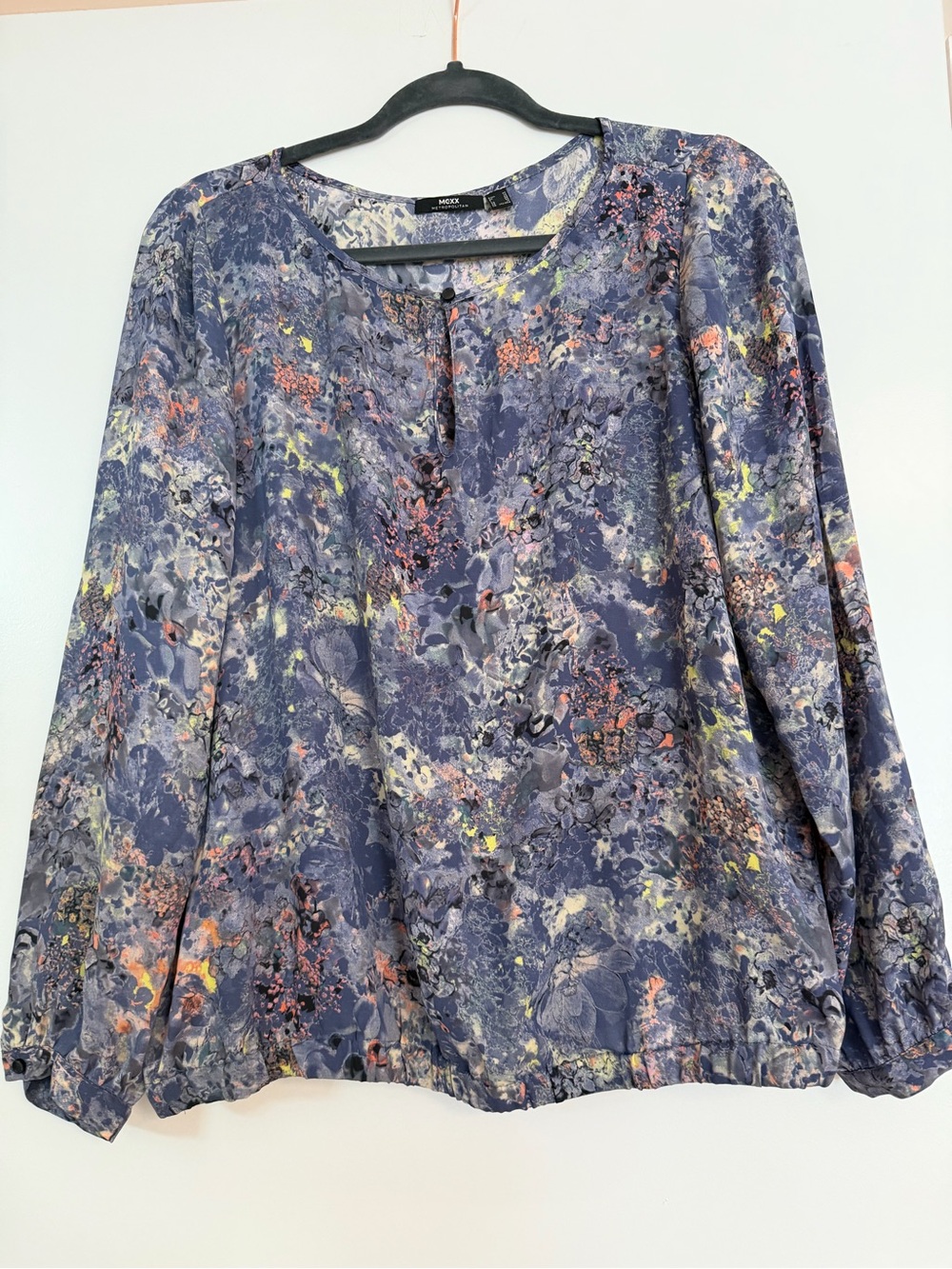 Mexx Multicolor Navy Floral Print Long-Sleeve Blouse